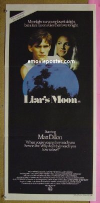 #8891 LIAR'S MOON Aust daybill 82 Matt Dillon 