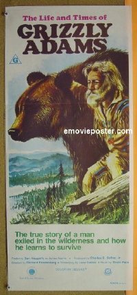 #8892 LIFE & TIMES OF GRIZZLY ADAMS Aust db74 