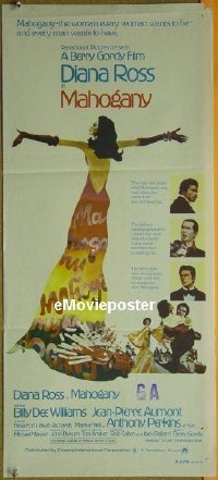 #8916 MAHOGANY Aust daybill '75 Diana Ross 