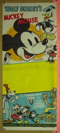 #633 MICKEY MOUSE Aust daybill 1940s Disney 