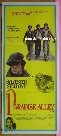 K728 PARADISE ALLEY Australian daybill movie poster '78 Sylvester Stallone