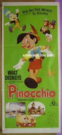 #1809 PINOCCHIO Aust DB R70s Walt Disney