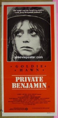 #9034 PRIVATE BENJAMIN Aust db 81 Goldie Hawn 