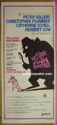#1877 RETURN OF THE PINK PANTHER Aust DB '75
