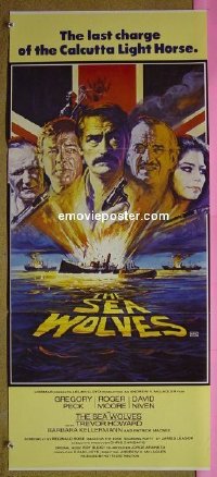 #9091 SEA WOLVES Aust daybill '80 Peck, Moore 