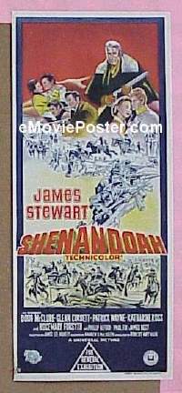 #9100 SHENANDOAH Aust daybill65 James Stewart 
