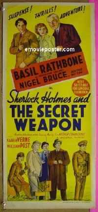 #6980 SHERLOCK HOLMES & SECRET WEAPON Aust db 