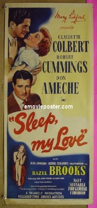 #6989 SLEEP MY LOVE Aust db '47 Colbert 