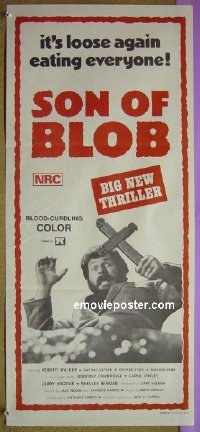 #1977 SON OF BLOB Aust daybill72 Larry Hagman