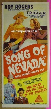#6998 SONG OF NEVADA Aust db '44 Roy Rogers 