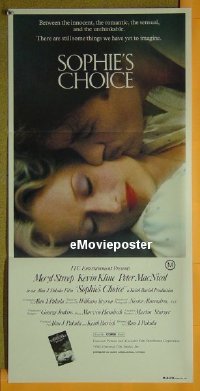 #1982 SOPHIE'S CHOICE Aust DB82 Streep, Kline