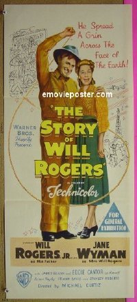 #7021 STORY OF WILL ROGERS Aust db '52 Wyman 