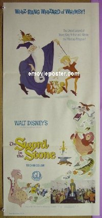 #2032 SWORD IN THE STONE Aust DB R70s Disney