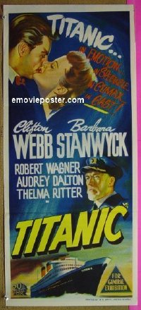 #7049 TITANIC Aust db '53 Webb, Stanwyck 