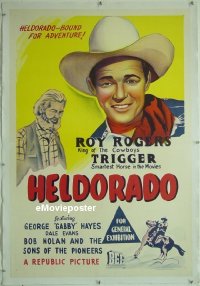 #070 HELDORADO linen Aust 1sh '46 Roy Rogers 