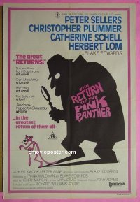#8111 RETURN OF THE PINK PANTHER Aust 1sh '75 