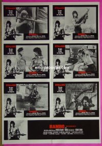 #2875 RAMBO 1st BLOOD 2 Aust LC poster '85 