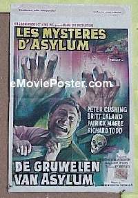 c496a ASYLUM Belgian movie poster '72 Peter Cushing, Britt Ekland