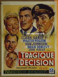 #6855 COMMAND DECISION Belgian 48 Clark Gable 