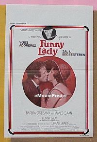 #092 FUNNY LADY Belgian poster '75 Streisand 
