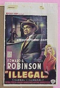 #6871 ILLEGAL Belgian '55 Robinson, film noir 