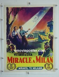 #2622 MIRACLE IN MILAN Belgian '51 De Sica