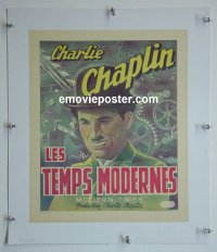 #2700 MODERN TIMES linen Belgian '51 Chaplin
