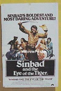 #223 SINBAD &EYE OF THE TIGER British quad'77 