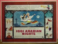 #0017 1001 ARABIAN NIGHTS British quad '59 