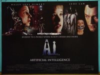 #2043 AI DS British quad '01 Steven Spielberg 
