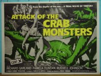 #5243 ATTACK OF CRAB MONSTERS Brit quad 1957