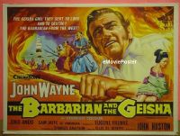 #090 BARBARIAN & THE GEISHA British quad '58 