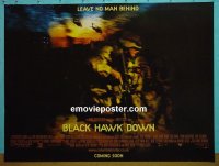 #2608 BLACK HAWK DOWN DS advance British quad '01