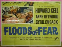 #087 FLOODS OF FEAR British quad '59 Keel 