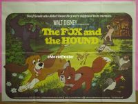 #088 FOX & THE HOUND British quad '81 Disney 