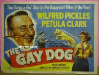 #090 GAY DOG British quad '54 Petula Clark 