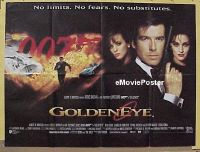 #165 GOLDENEYE British quad '95 James Bond 