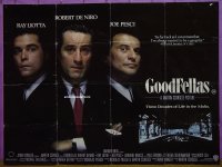 #6052 GOODFELLAS Brit quad '90 De Niro, Pesci 