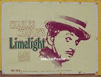 #185 LIMELIGHT British quad R70s C. Chaplin 