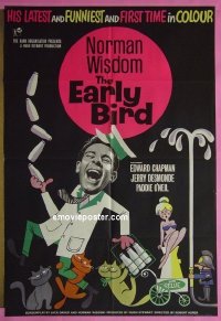 #6107 EARLY BIRD English 1sh 65 Norman Wisdom 