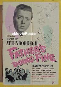 #076 FATHER'S DOING FINE English 1sh '52 