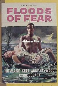 #8010 FLOODS OF FEAR English 1sh '59 Keel 
