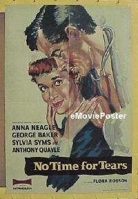 #096 NO TIME FOR TEARS English 1sh '57 