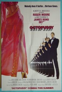 #6119 OCTOPUSSY English adv 1sh 83 James Bond 
