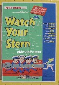 #123 WATCH YOUR STERN English 1sh '60 Connor 