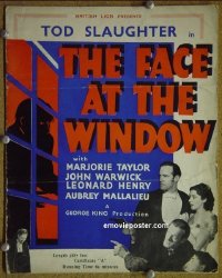 #3312 FACE AT THE WINDOW English brochure '39 