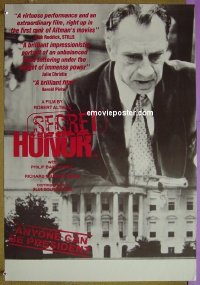 #9513 SECRET HONOR English '84 Richard Nixon 