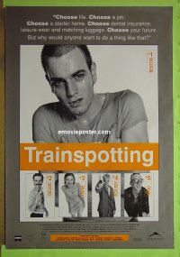 #2857 TRAINSPOTTING canadian video poster '96