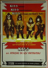 c161 ATTACK OF THE PHANTOMS Colombian reproduction poster '78 KISS!