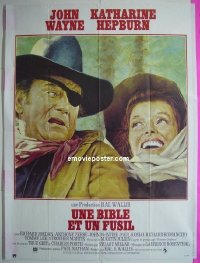 #039 ROOSTER COGBURN French 1Panel 75 Wayne 